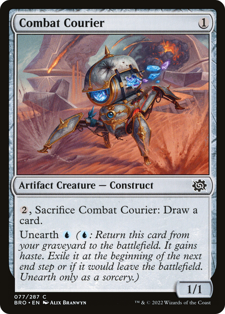Combat Courier (BRO-077) [The Brothers' War]