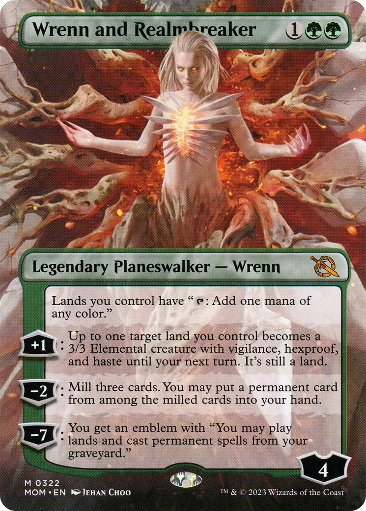 Wrenn and Realmbreaker (Borderless) (MOM-322) [March of the Machine]