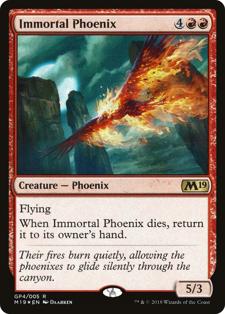 Immortal Phoenix (2018 Gift Pack) (GBP-GP4) [M19 Gift Pack] Foil