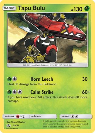 Tapu Bulu - SM61 (SM61/248) [SM Promos] Holofoil - Promo