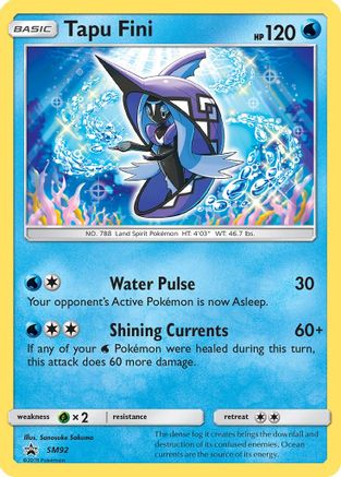 Tapu Fini - SM92 (SM92/248) [SM Promos] Holofoil - Promo