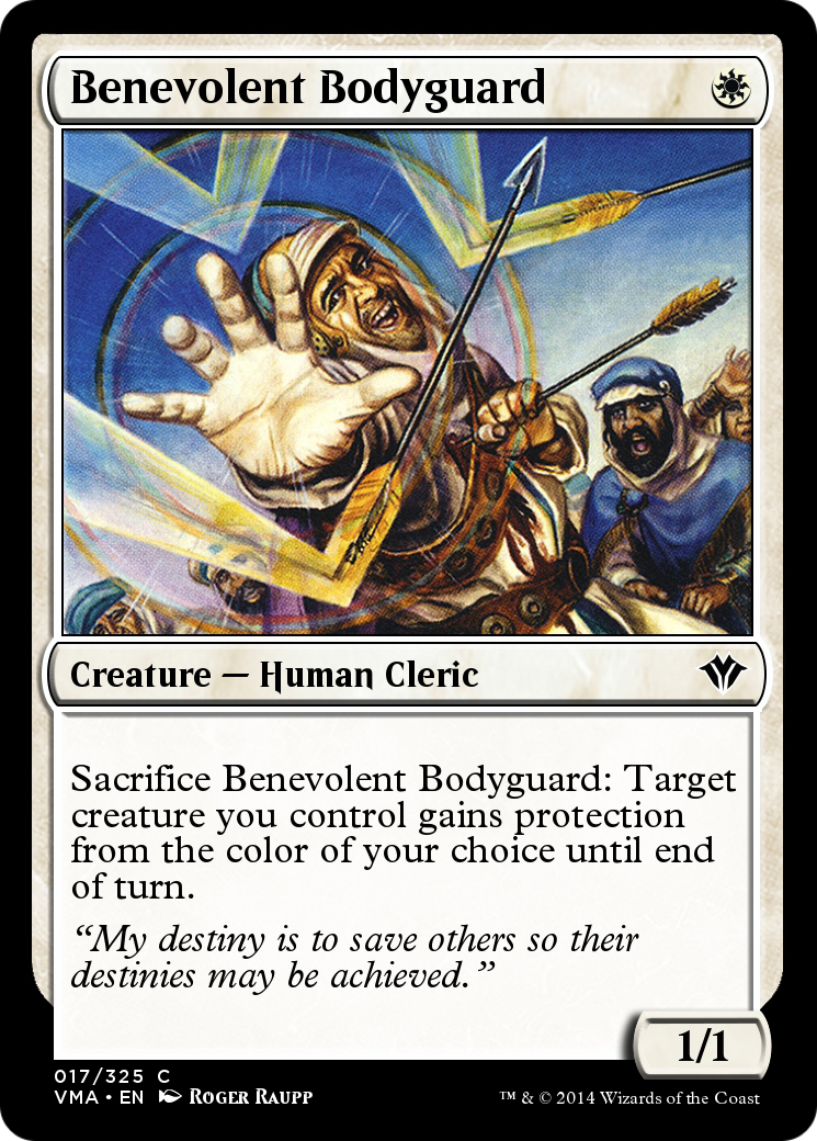Benevolent Bodyguard (VMA-017) [Vintage Masters]