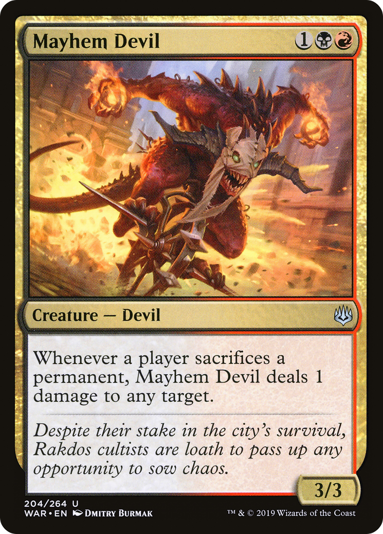 Mayhem Devil (WAR-204) [War of the Spark]