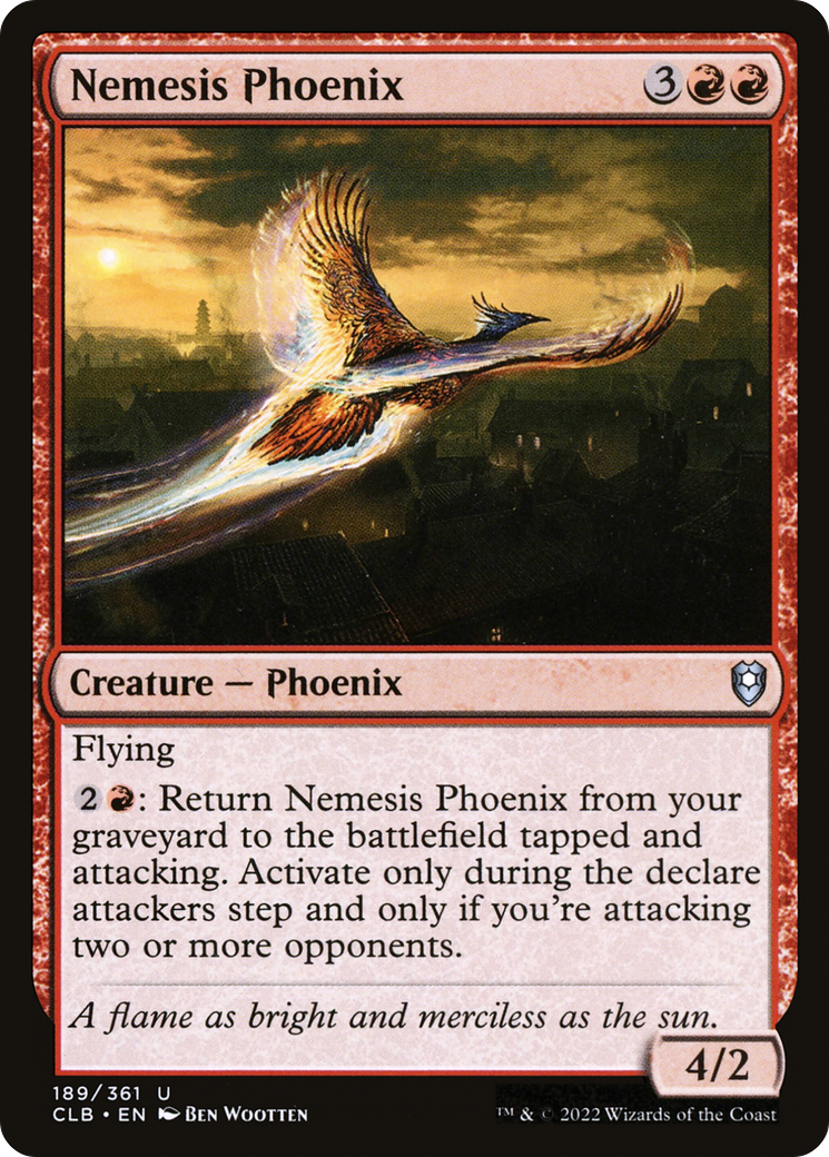 Nemesis Phoenix (CLB-189) [Commander Legends: Battle for Baldur's Gate]