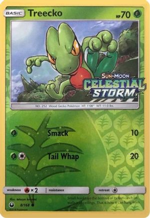 Treecko (Toys R Us) (008/168) [Miscellaneous Cards & Products] Reverse Holofoil - Promo