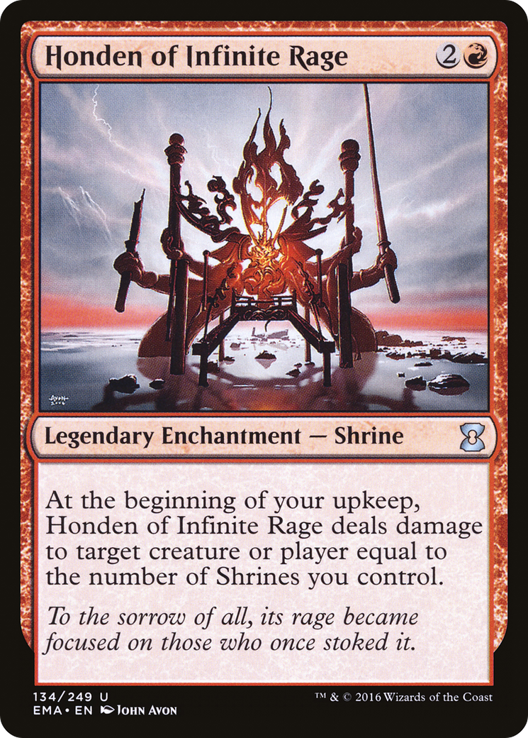 Honden of Infinite Rage (EMA-134) [Eternal Masters] Foil