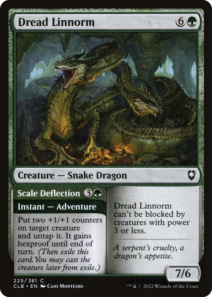 Dread Linnorm (CLB-225) [Commander Legends: Battle for Baldur's Gate]