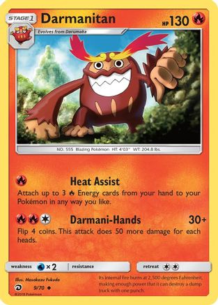 Darmanitan (9/70) [Dragon Majesty] - Uncommon