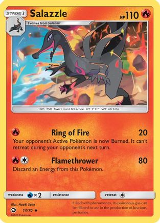 Salazzle (14/70) [Dragon Majesty] - Uncommon