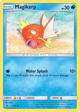 Magikarp (019/70) [Dragon Majesty] Reverse Holofoil - Common