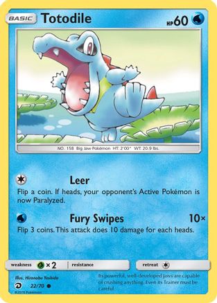 Totodile (022/70) [Dragon Majesty] - Common