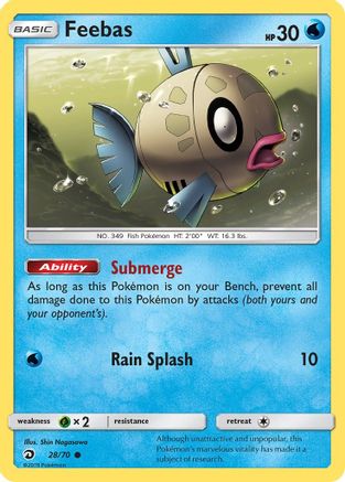 Feebas (028/70) [Dragon Majesty] Reverse Holofoil - Common