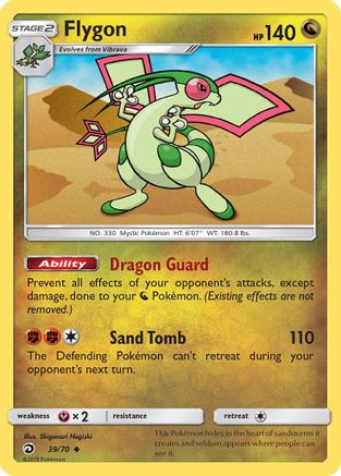Flygon (039/70) [Dragon Majesty] Reverse Holofoil - Uncommon
