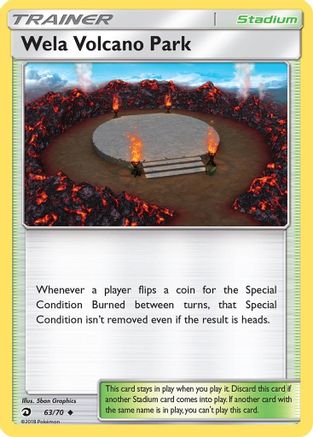 Wela Volcano Park (63/70) [Dragon Majesty] Reverse Holofoil - Uncommon
