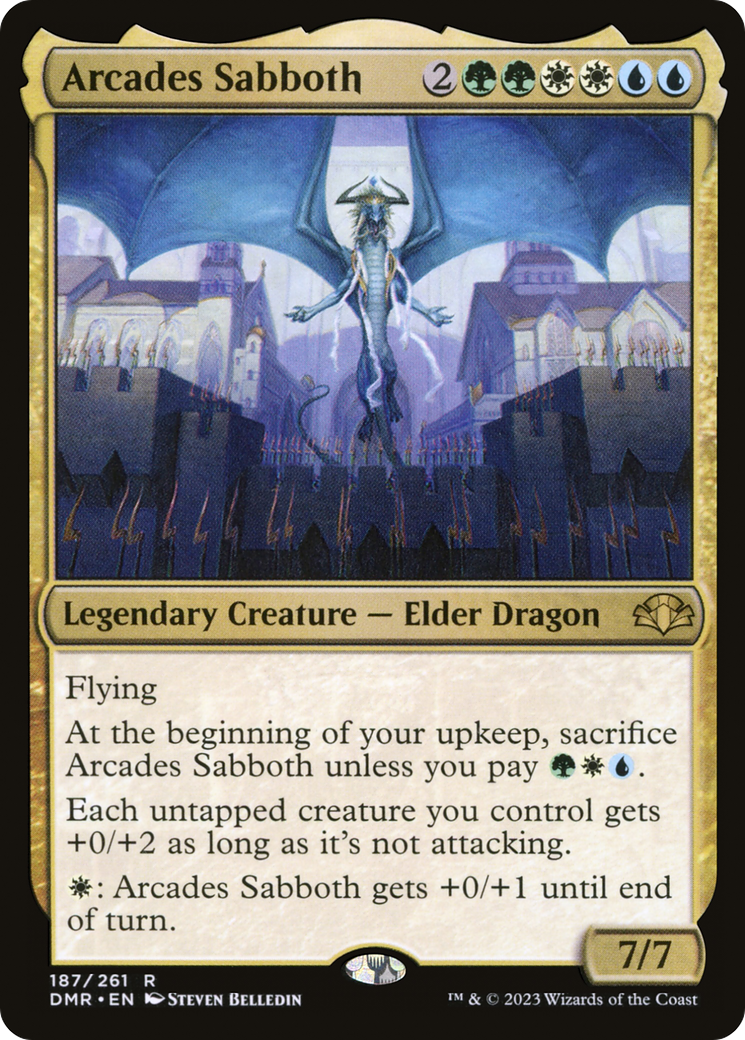 Arcades Sabboth (DMR-187) [Dominaria Remastered] Foil