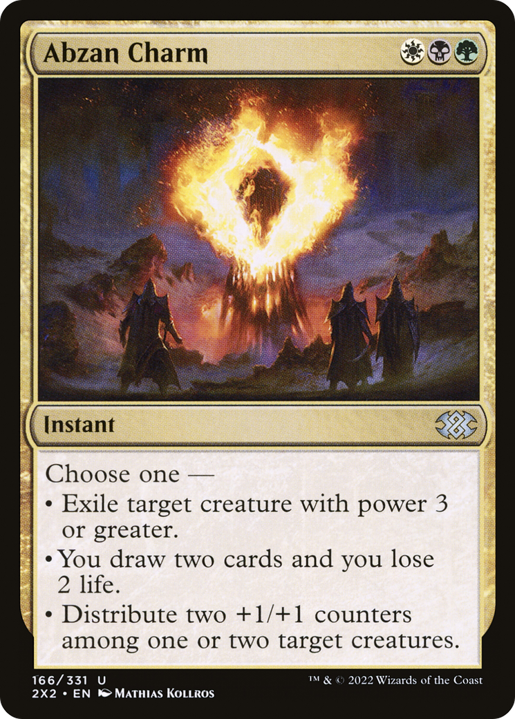 Abzan Charm (2X2-166) [Double Masters 2022] Foil