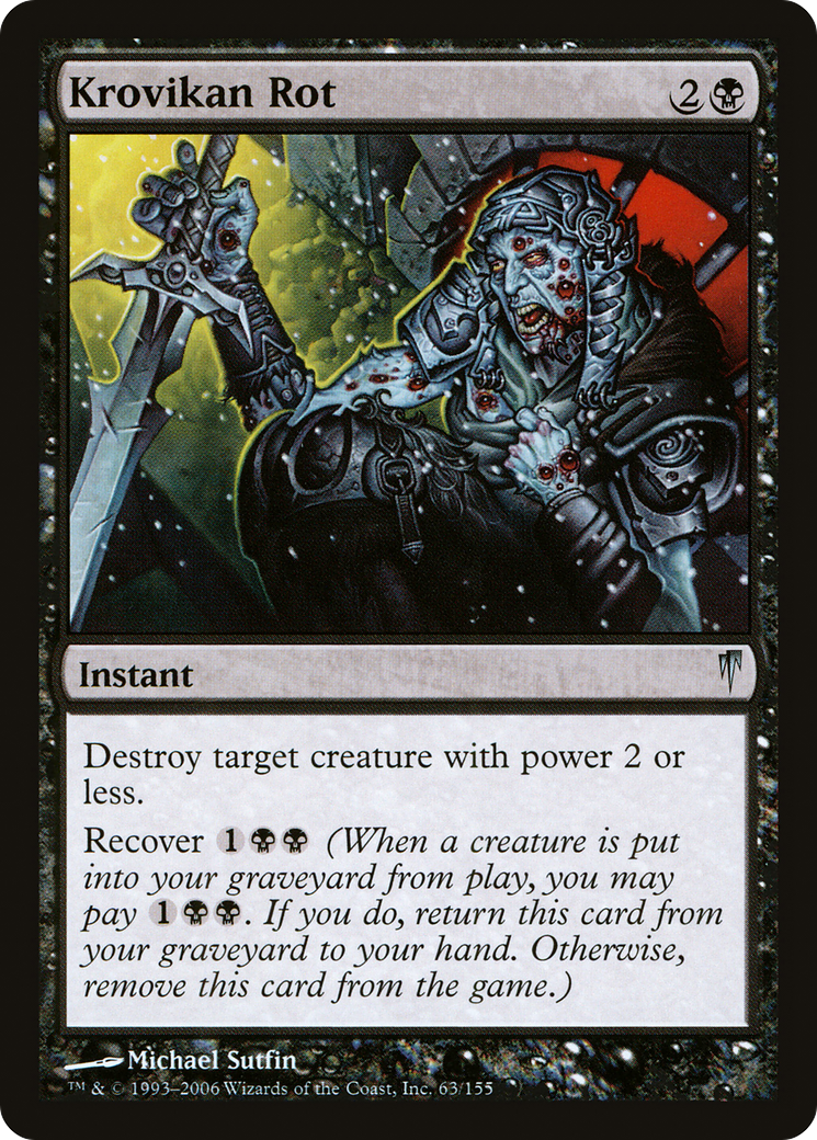 Krovikan Rot (CSP-063) [Coldsnap] Foil