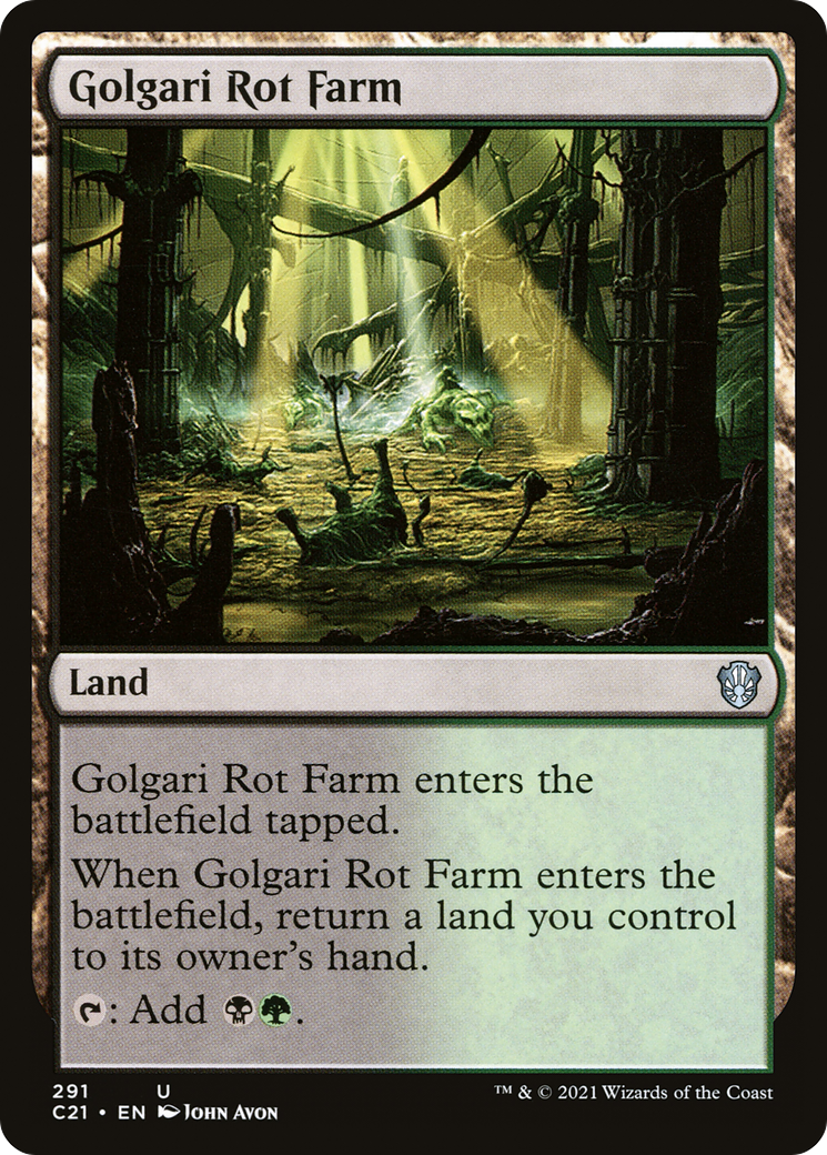 Golgari Rot Farm (C21-291) [Commander 2021]