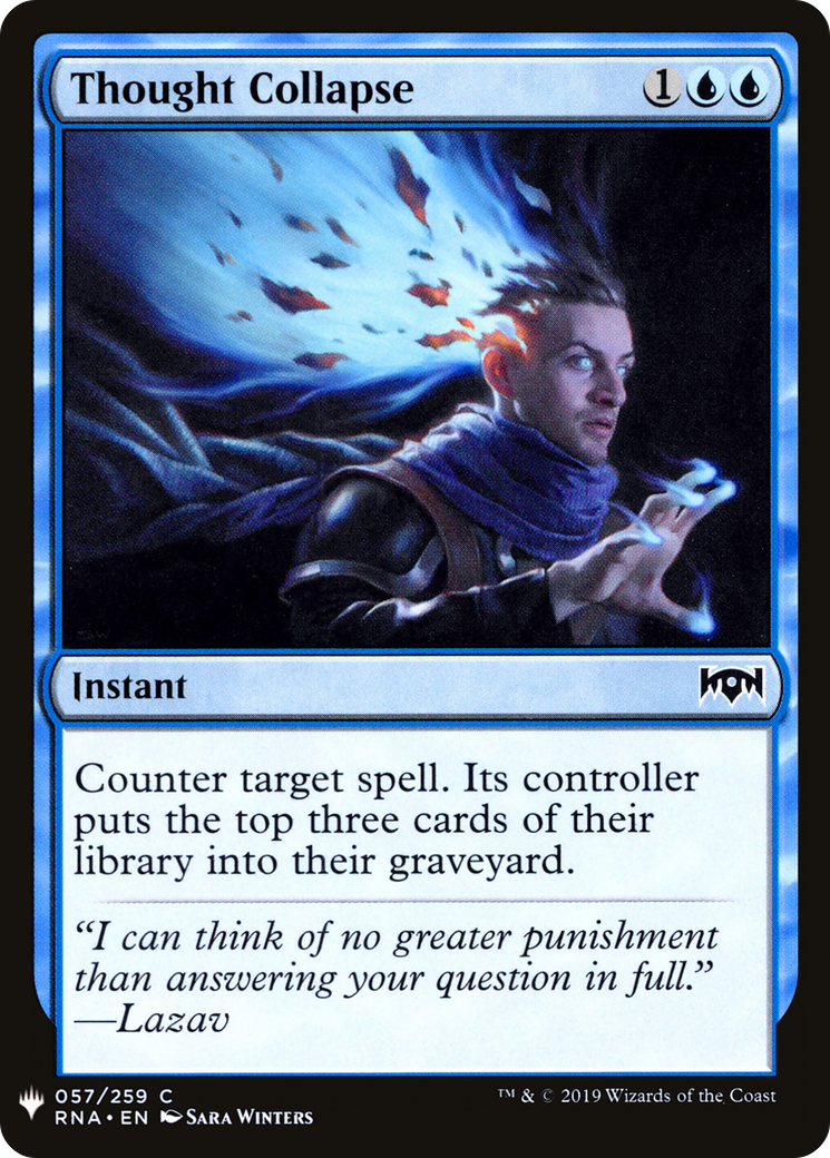 Thought Collapse (LIST-RNA-57) [The List]