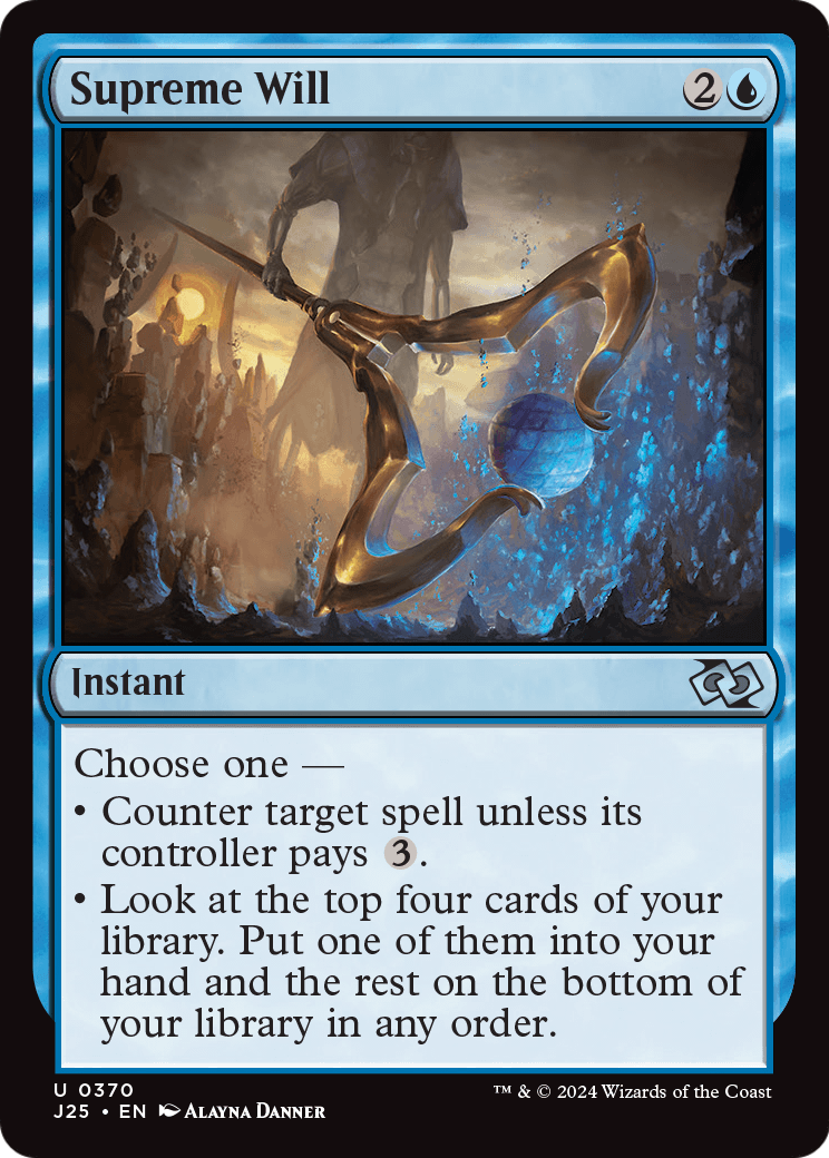 Supreme Will (J25-370) [Foundations Jumpstart]