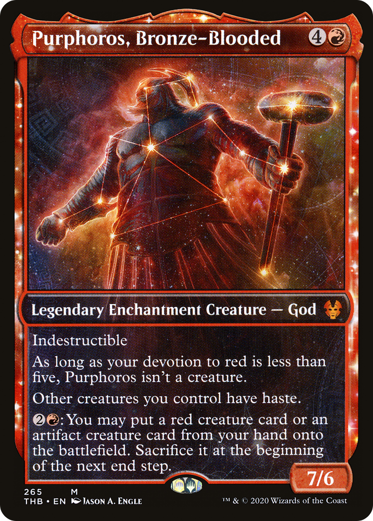 Purphoros, Bronze-Blooded (Showcase) (THB-265) [Theros Beyond Death]
