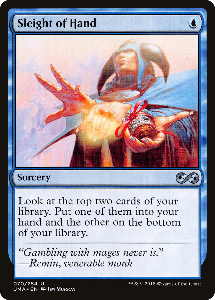 Sleight of Hand (UMA-070) [Ultimate Masters] Foil