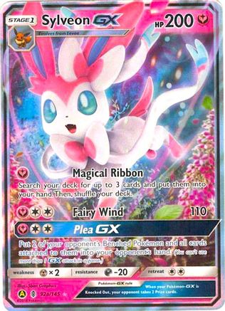 Sylveon GX (92a/145) [Alternate Art Promos] Holofoil - Promo