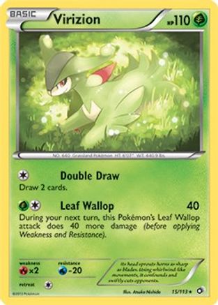 Virizion (15/113) [Deck Exclusives] - Rare