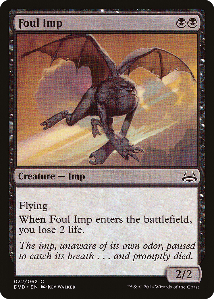 Foul Imp (DD3-032) [Duel Decks Anthology: Divine vs. Demonic]