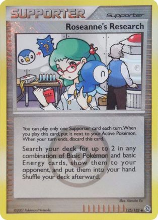 Roseanne's Research (League Promo) (125/132) [League & Championship Cards] Reverse Holofoil - Promo