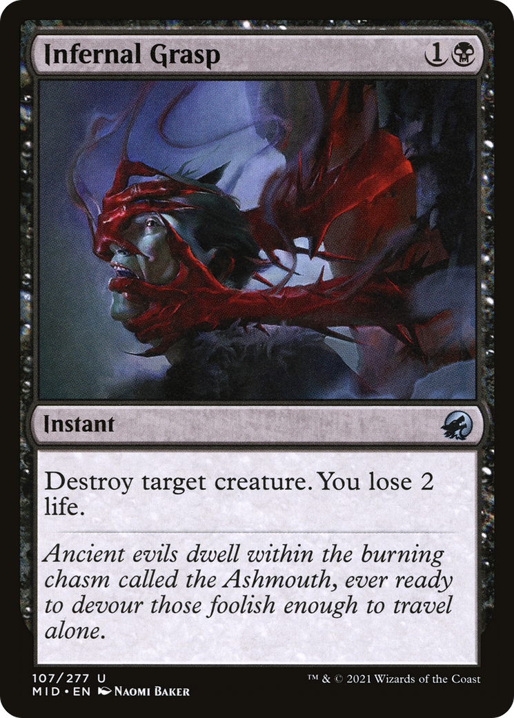 Infernal Grasp (MID-107) [Innistrad: Midnight Hunt]