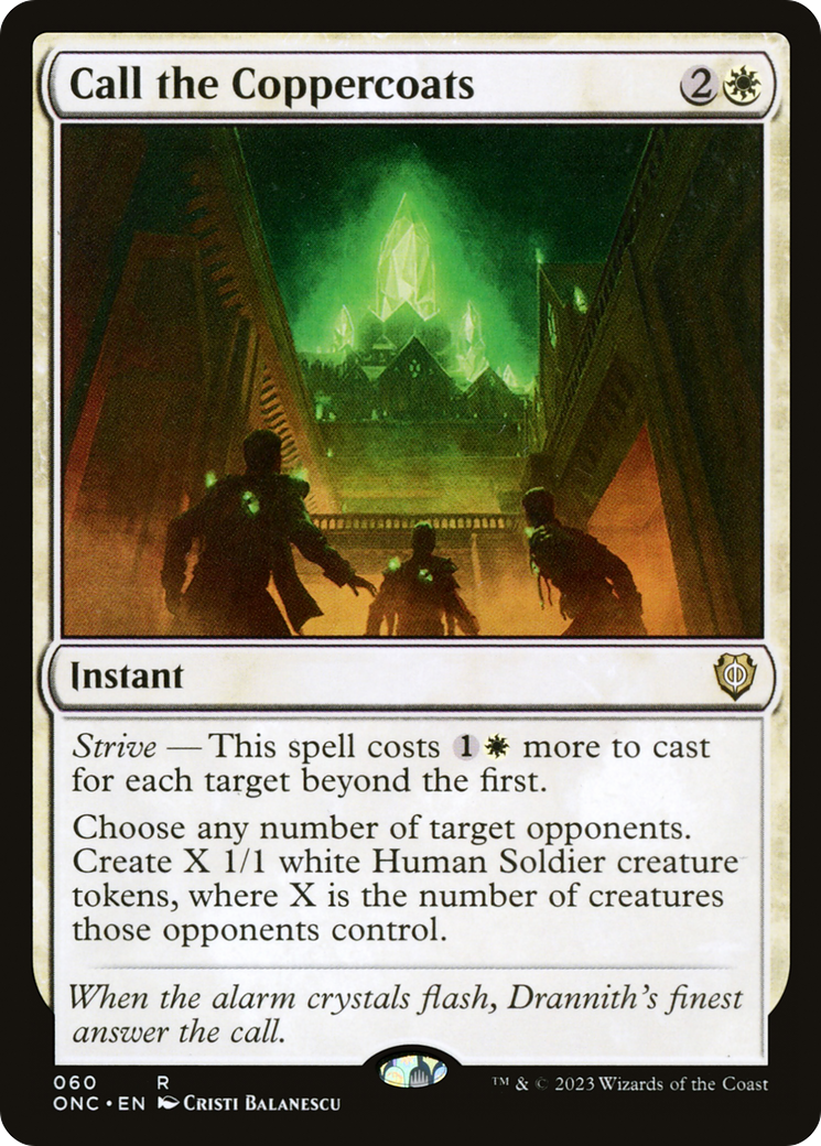 Call the Coppercoats (ONC-060) [Phyrexia: All Will Be One Commander]
