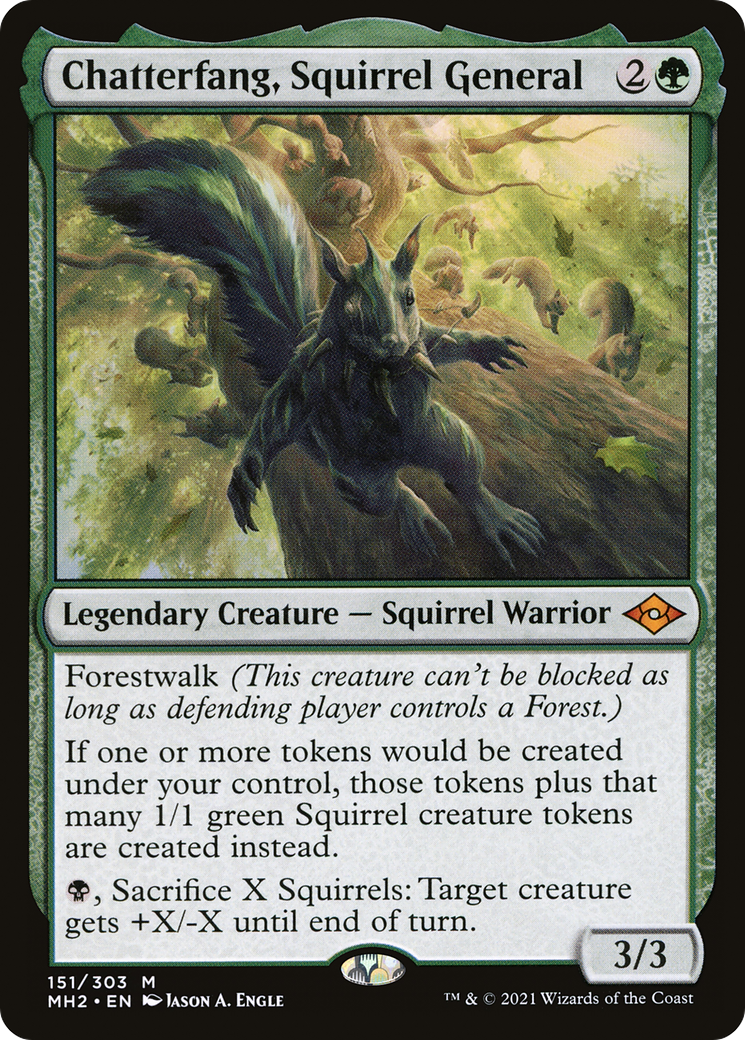 Chatterfang, Squirrel General (MH2-151) [Modern Horizons 2] Foil