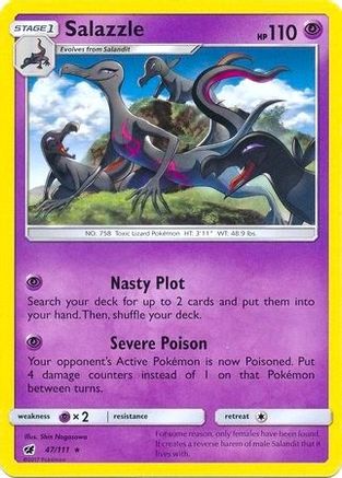 Salazzle (SM Crimson Invasion) (47/111) [Deck Exclusives] - Rare