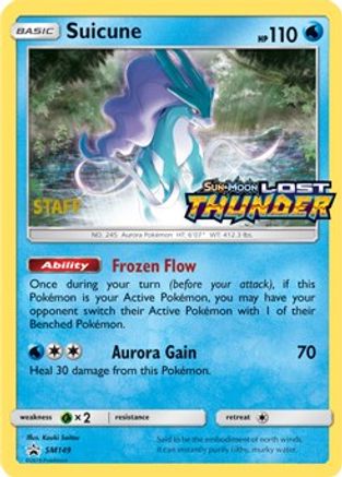 Suicune - SM149 (Prerelease) [Staff] (SM149) [SM Promos] Holofoil - Promo