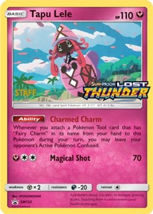 Tapu Lele - SM152 (Prerelease) [Staff] (SM152) [SM Promos] Holofoil - Promo