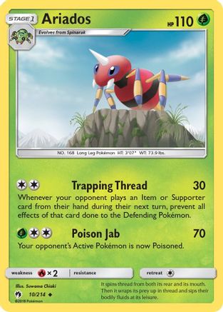 Ariados (10/214) [SM  Lost Thunder] - Uncommon