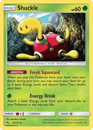 Shuckle (016/214) [SM  Lost Thunder] - Uncommon