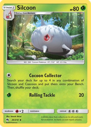Silcoon (25/214) [SM  Lost Thunder] - Uncommon