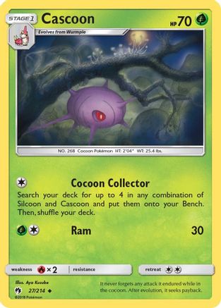 Cascoon (27/214) [SM  Lost Thunder] - Uncommon