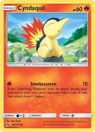 Cyndaquil (039/214) [SM  Lost Thunder] - Common
