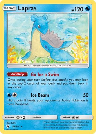 Lapras (056/214) [SM  Lost Thunder] - Rare