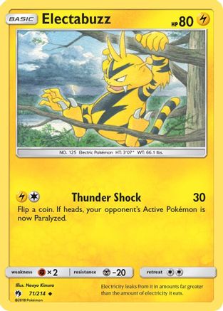 Electabuzz (71/214) [SM  Lost Thunder] - Uncommon