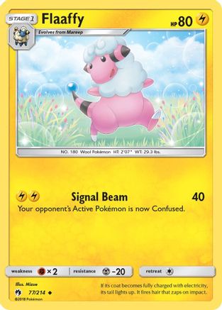 Flaaffy (077/214) [SM  Lost Thunder] - Uncommon