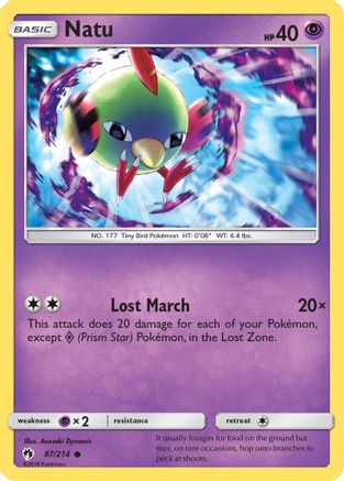 Natu (087/214) [SM  Lost Thunder] - Common