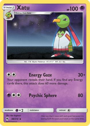 Xatu (88/214) [SM  Lost Thunder] - Uncommon