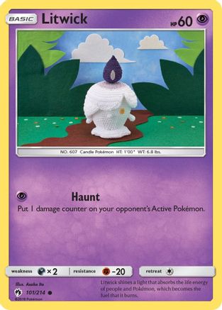Litwick (101/214) [SM  Lost Thunder] - Common