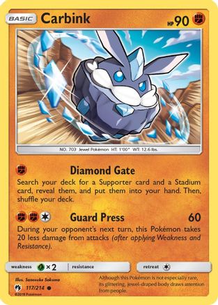 Carbink (117/214) [SM  Lost Thunder] - Common