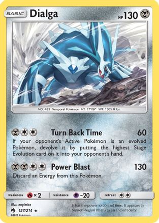 Dialga (127/214) [SM  Lost Thunder] Holofoil - Holo Rare
