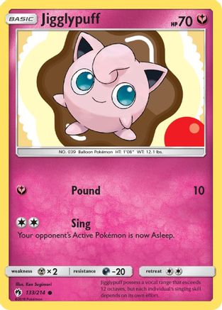 Jigglypuff (133/214) [SM  Lost Thunder] - Common